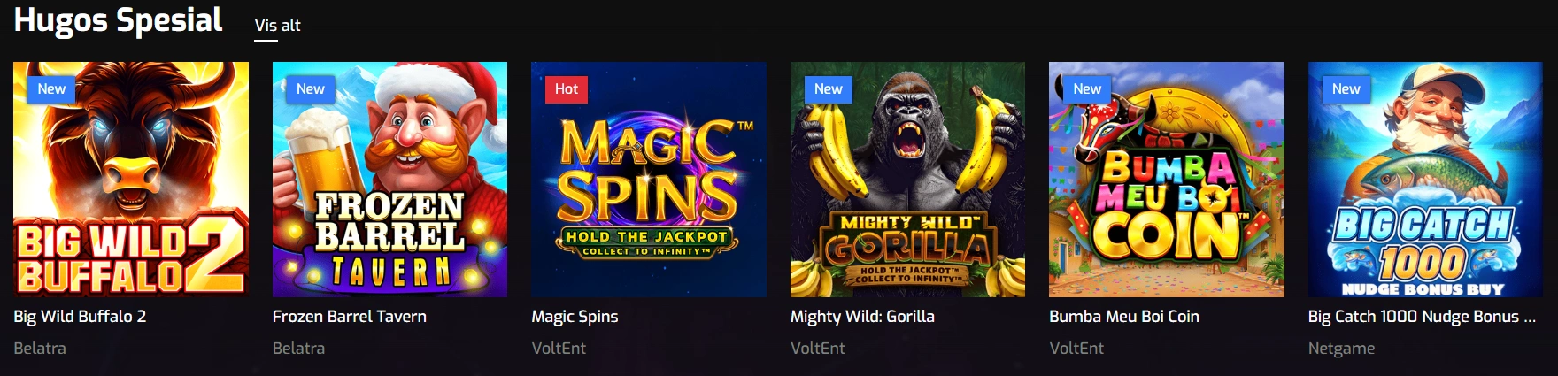 exclusive spill hugo casino